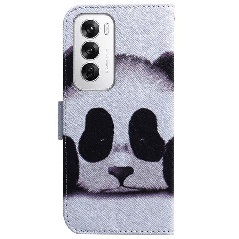 Kožené Puzdro Oppo Reno 12 5g Kryt Na Mobil Panda