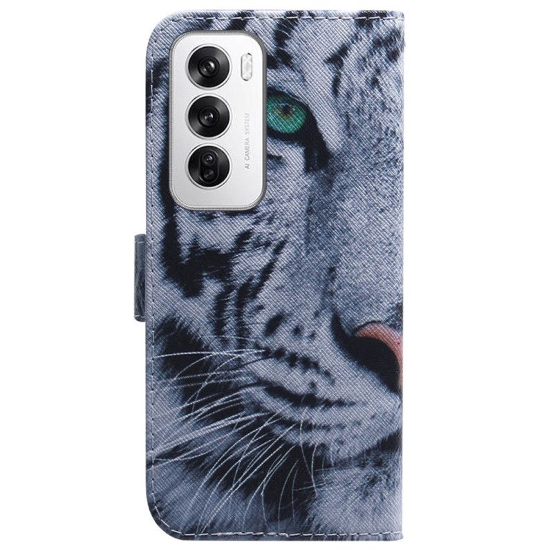 Puzdro Oppo Reno 12 5g Biely Tiger