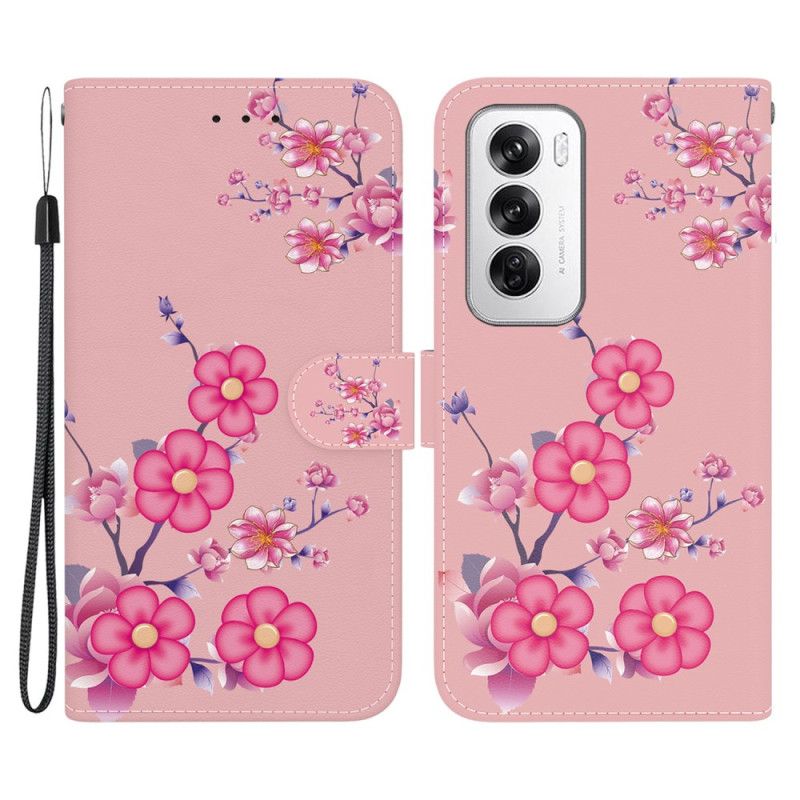 Puzdro Oppo Reno 12 5g Sakura S Popruhom