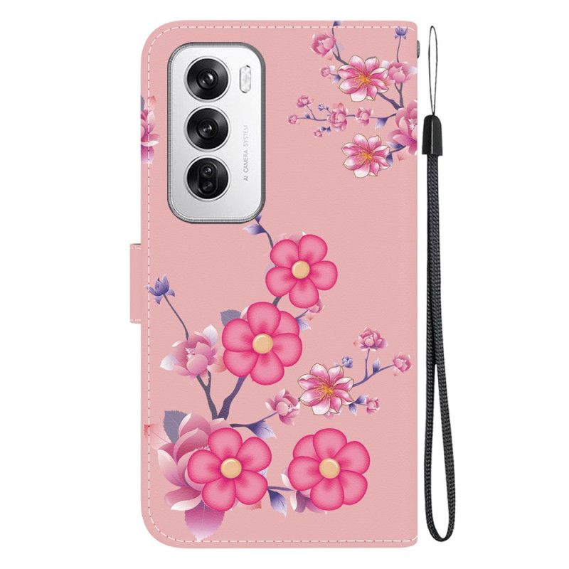 Puzdro Oppo Reno 12 5g Sakura S Popruhom