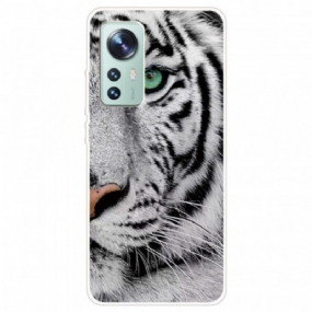 Kryt Xiaomi 12 Pro Biely Tiger