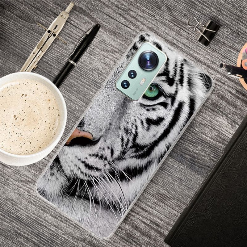 Kryt Xiaomi 12 Pro Biely Tiger