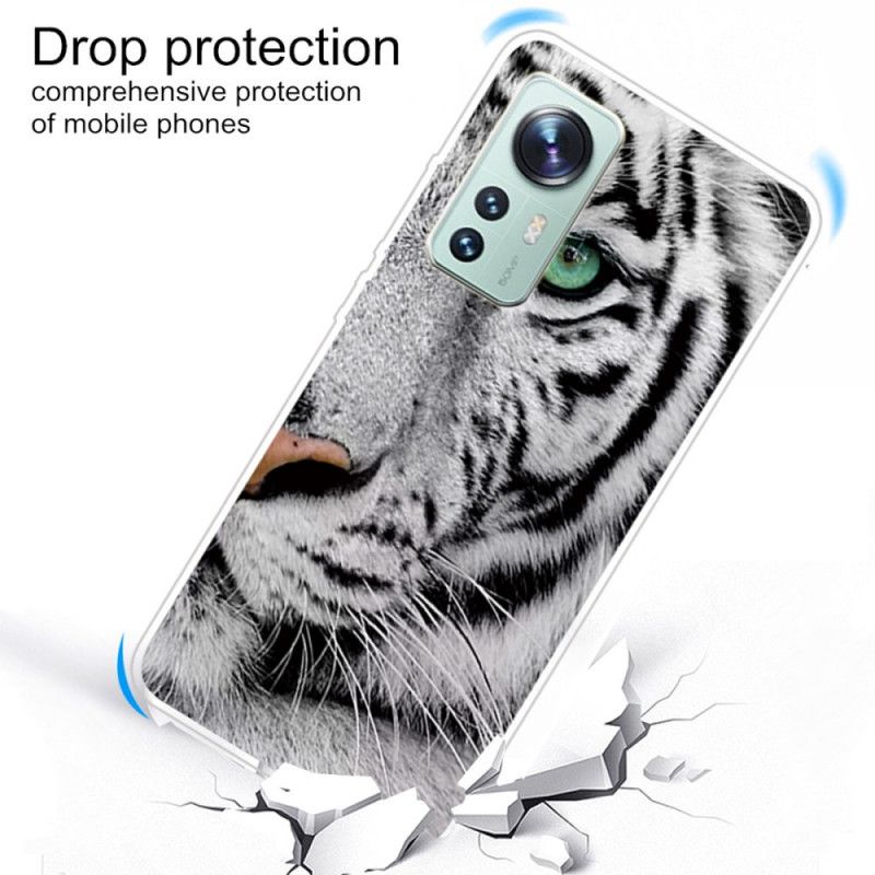 Kryt Xiaomi 12 Pro Biely Tiger