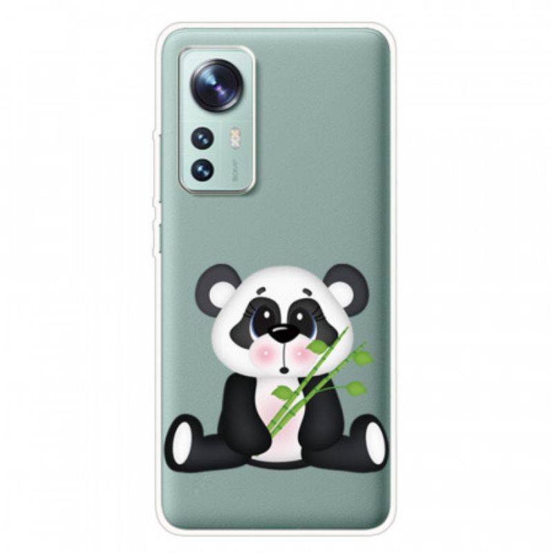 Kryt Xiaomi 12 Pro Roztomilá Panda Silikónová