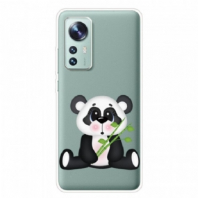 Kryt Xiaomi 12 Pro Roztomilá Panda Silikónová