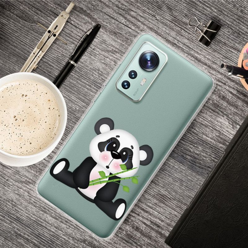 Kryt Xiaomi 12 Pro Roztomilá Panda Silikónová