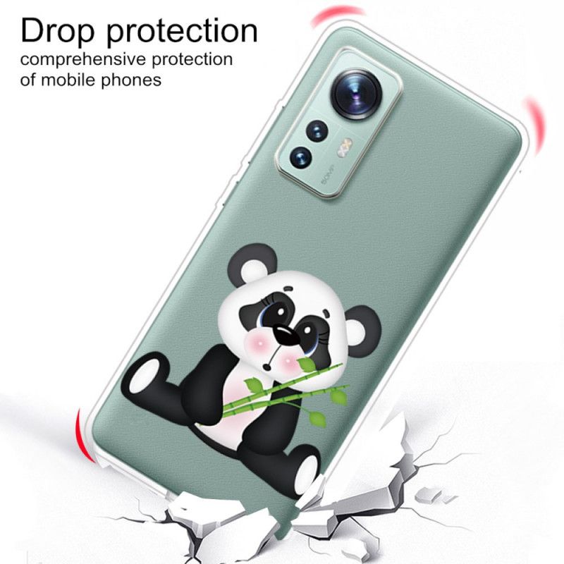 Kryt Xiaomi 12 Pro Roztomilá Panda Silikónová