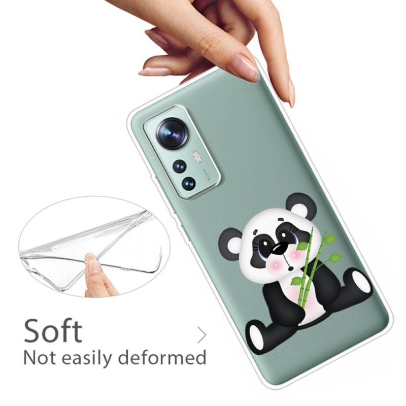 Kryt Xiaomi 12 Pro Roztomilá Panda Silikónová