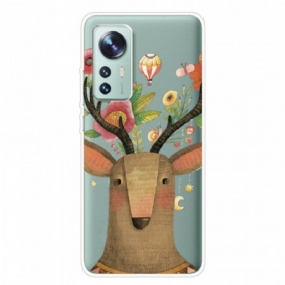 Kryt Xiaomi 12 Pro Silikón Tribal Deer