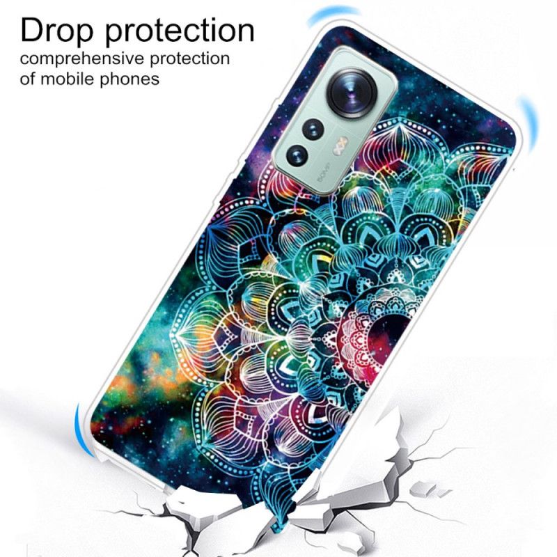 Kryt Xiaomi 12 Pro Silikónový Dizajn Mandala