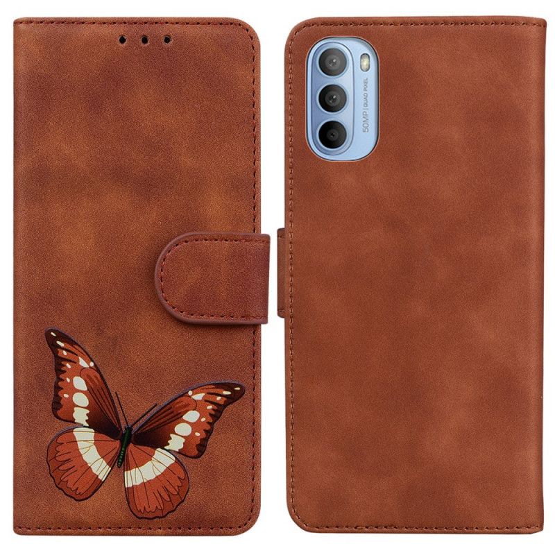 Flipové Puzdro Moto G41 / G31 Skin-touch Butterfly