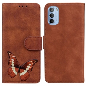 Flipové Puzdro Moto G41 / G31 Skin-touch Butterfly