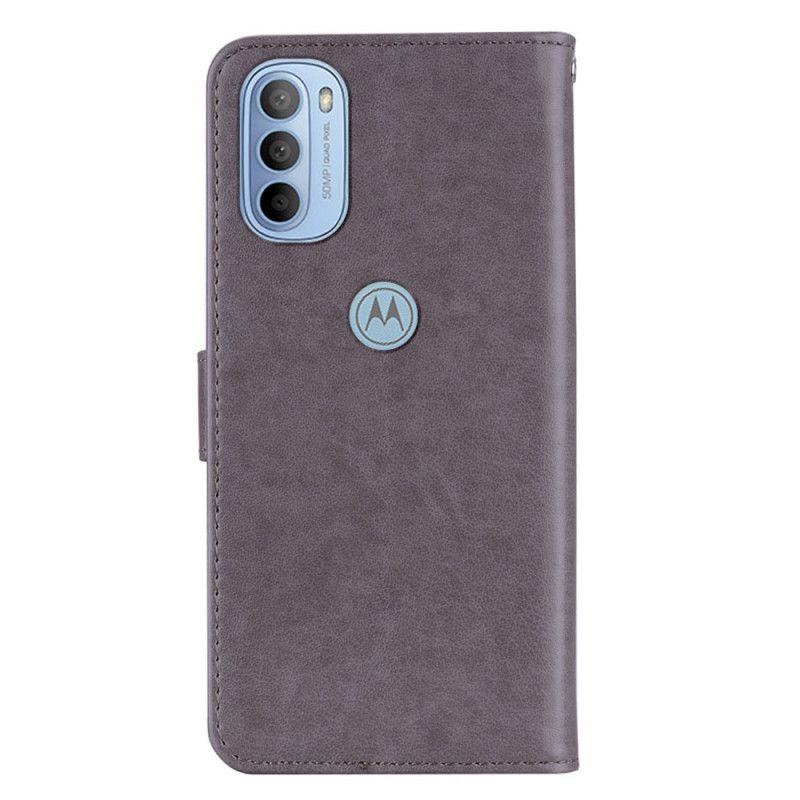 Kožené Puzdro Moto G41 / G31 Sova Mandala A Kúzlo