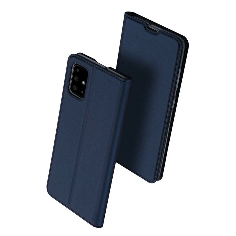 Flipové Puzdro Samsung Galaxy A51 Kožené Puzdro Skin Pro Dux Ducis