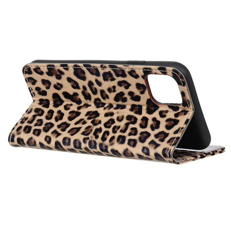 Kožené Puzdro Samsung Galaxy A51 Leopard