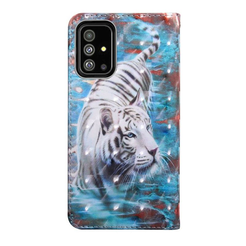 Kožené Puzdro Samsung Galaxy A51 Tiger Vo Vode