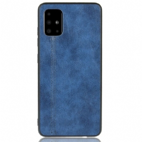 Kryt Samsung Galaxy A51 Couture Leather Effect