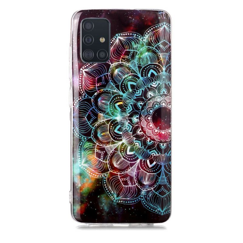 Kryt Samsung Galaxy A51 Fluorescenčná Kvetinová Séria