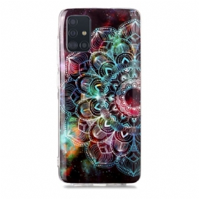 Kryt Samsung Galaxy A51 Fluorescenčná Kvetinová Séria