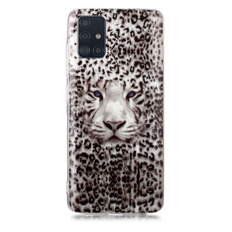 Kryt Samsung Galaxy A51 Leopard Fluorescenčný