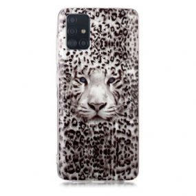 Kryt Samsung Galaxy A51 Leopard Fluorescenčný