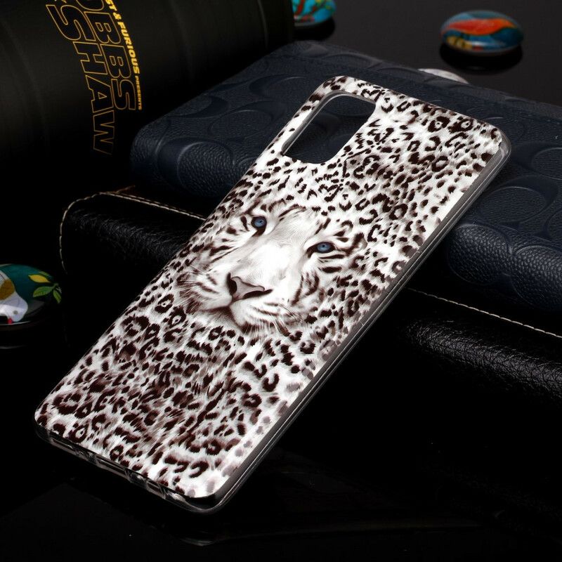 Kryt Samsung Galaxy A51 Leopard Fluorescenčný