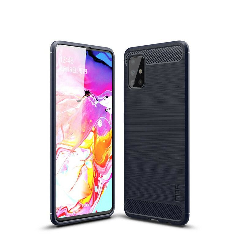 Kryt Samsung Galaxy A51 Mofi Brúsené Uhlíkové Vlákno