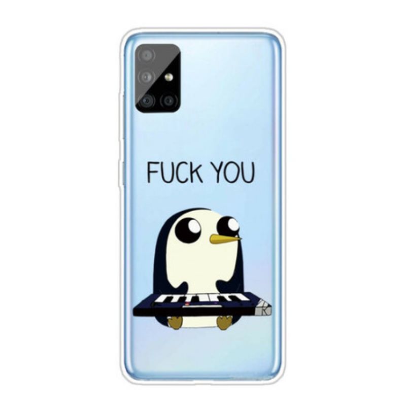 Kryt Samsung Galaxy A51 Penguin Fuck You