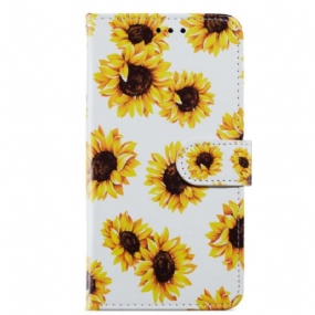 Peňaženkový Kryt Google Pixel 7A Tangá Sunflowers