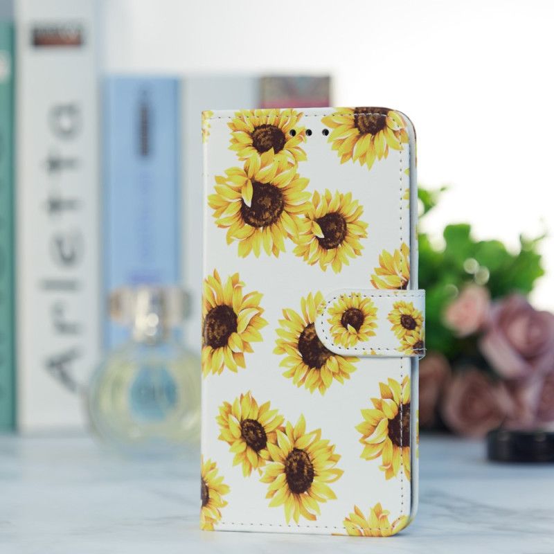 Peňaženkový Kryt Google Pixel 7A Tangá Sunflowers